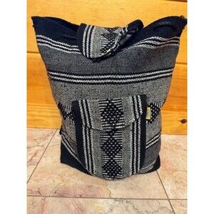 Mr. Pinzon Artesanías Handwoven Bag Backpack Ethnic Boho Hippie Aztec Mexico